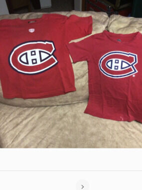 2 Montreal Canadiens tshirts